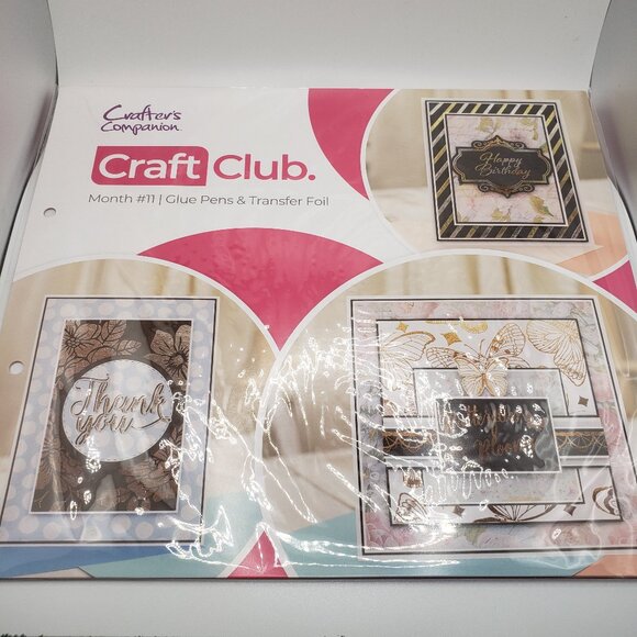 Crafters Campanion Foiled Rubs On  Craft Club Kit - Picture 7 of 9